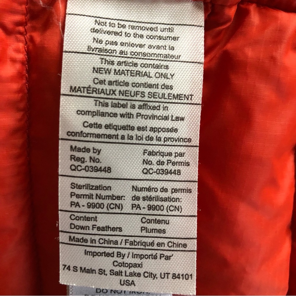 Cotopaxi Fuego Down Vest - Raspberry Medium women’s - Picture 8 of 13